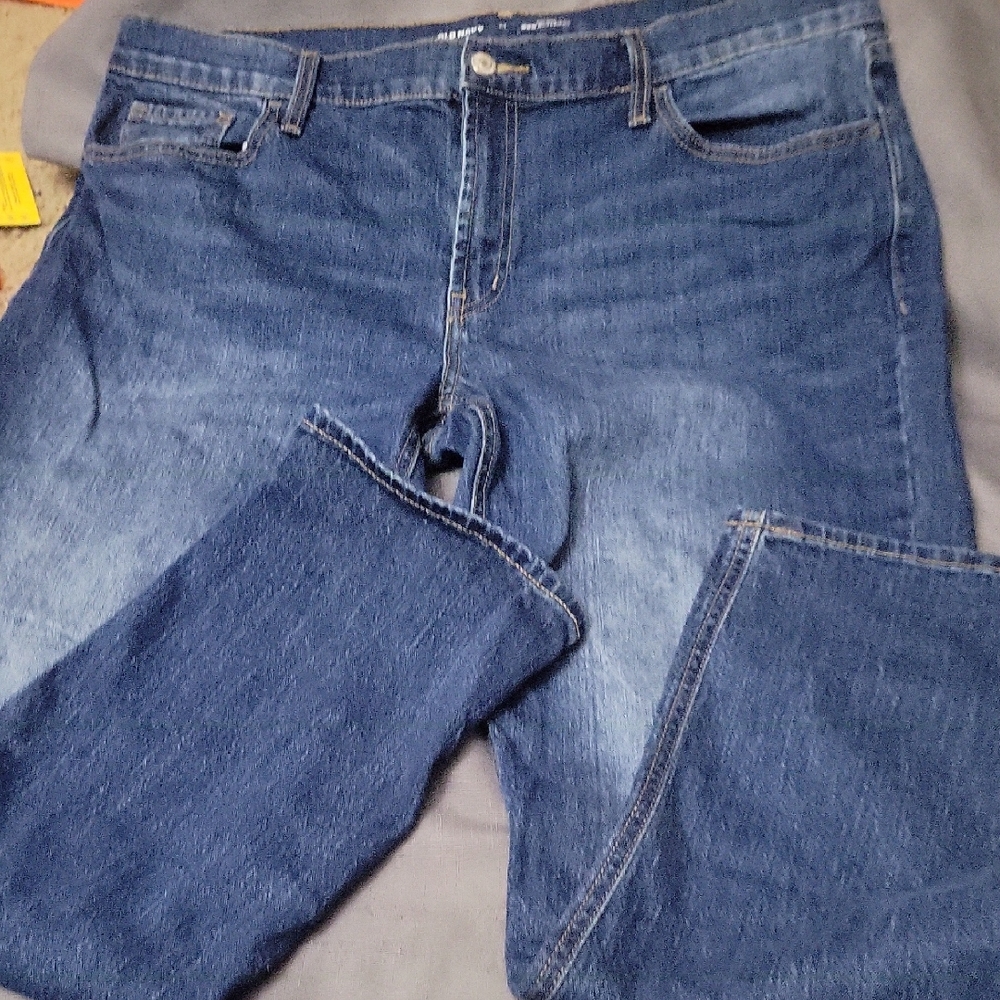 Old Navy Women's Boyfriend Jeans in Dark Blue Wash